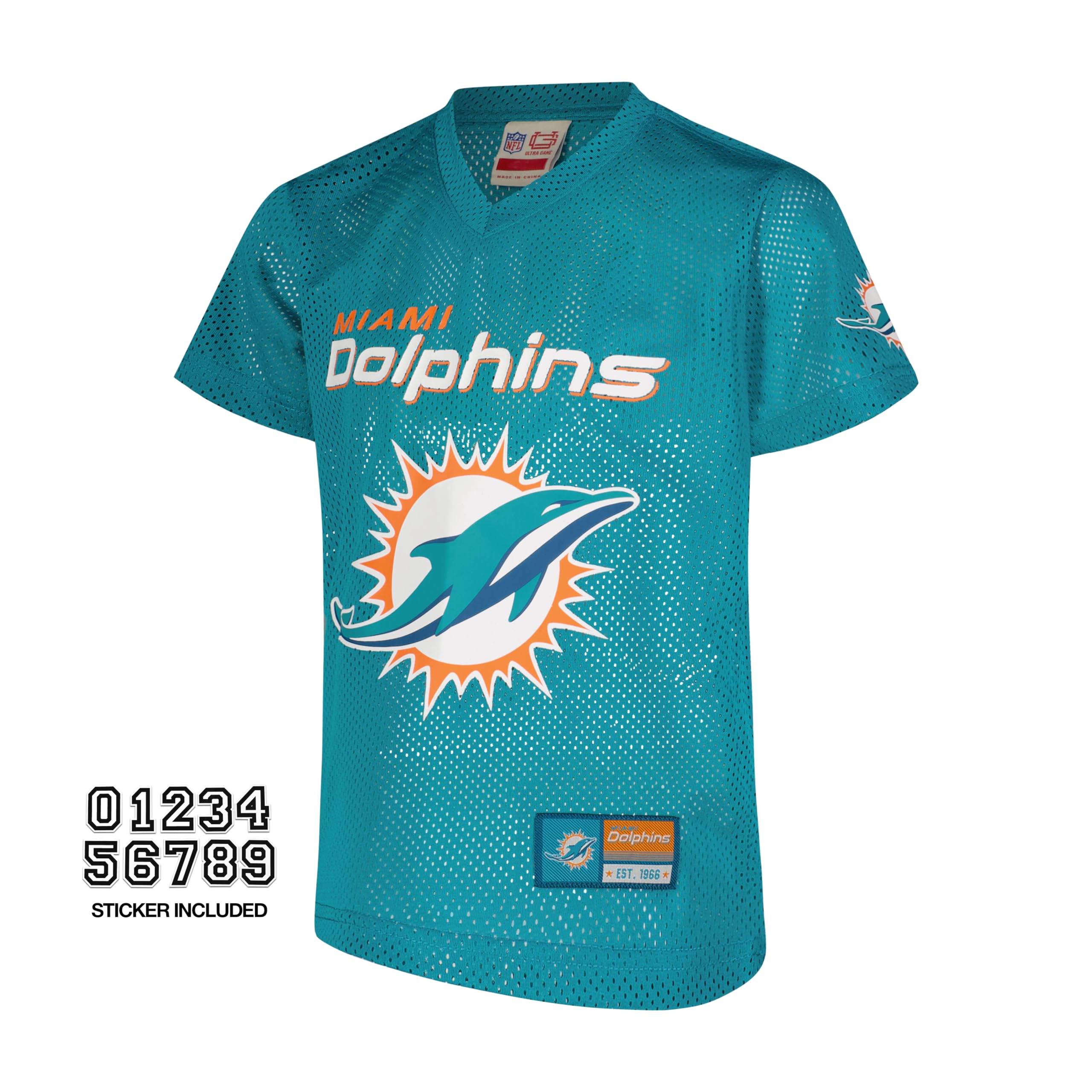 Ultra Game Youth NFL Official Uniform Set - Includes Super Soft Jersey, Pants, Iron on Numbers & Team Sticker Set - Image 2