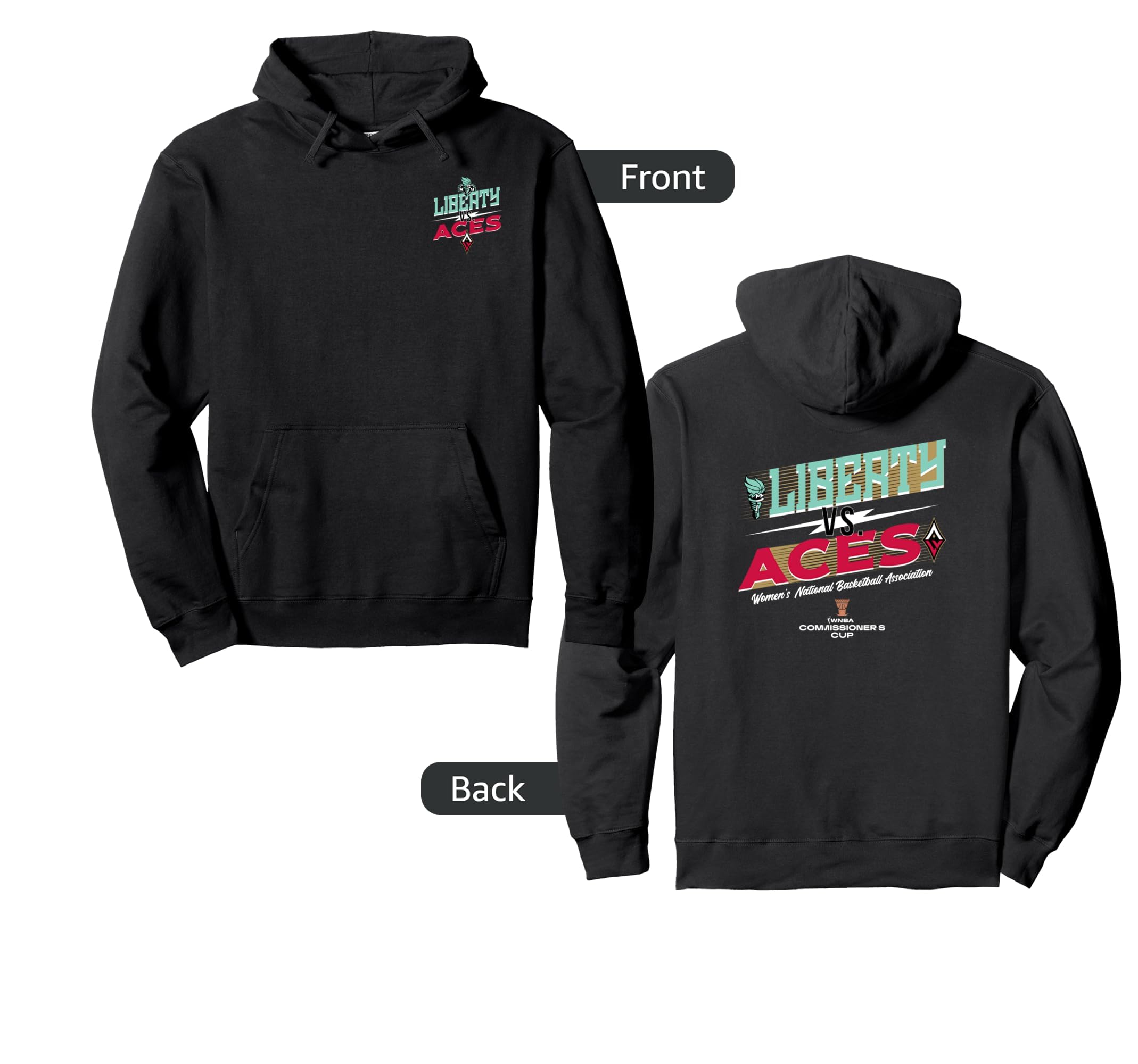 WNBA Commissioner's Cup 2023 Rise Up Pullover Hoodie