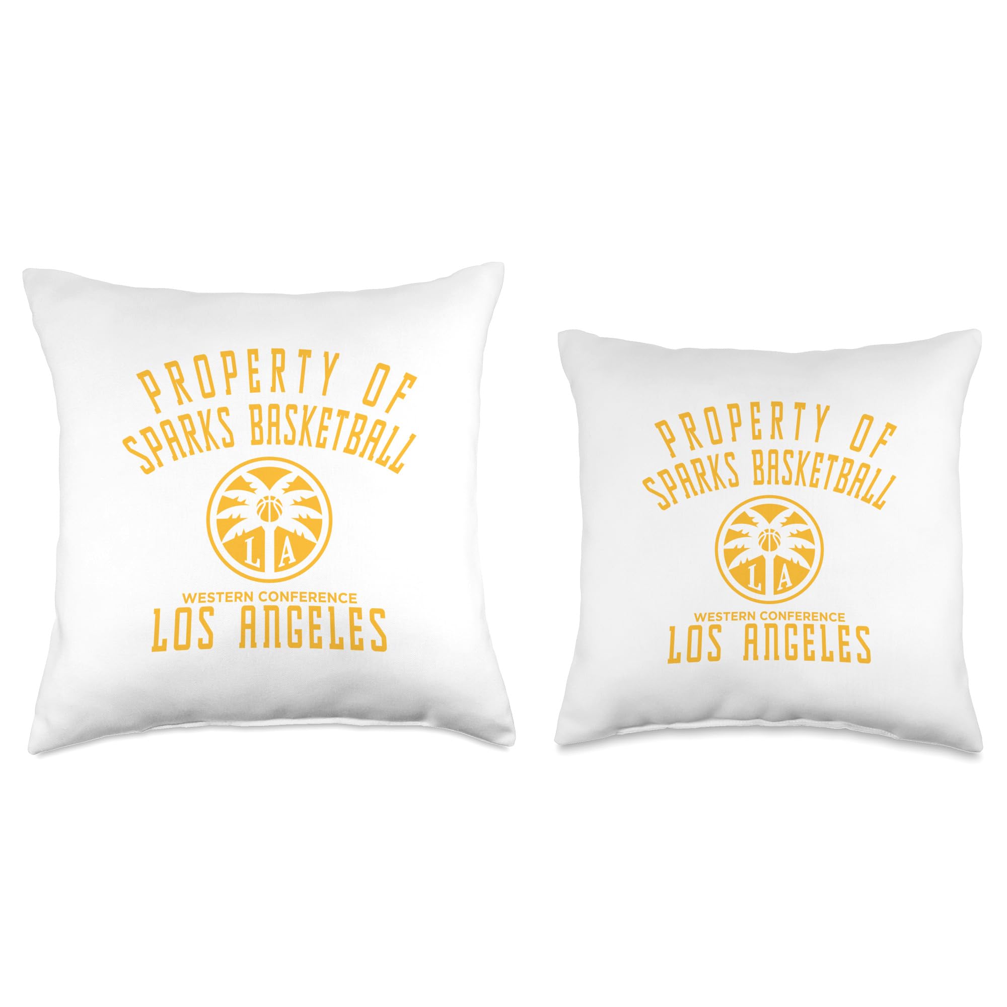 WNBA Property Of Los Angeles Sparks Licensed Throw Pillow - Image 3