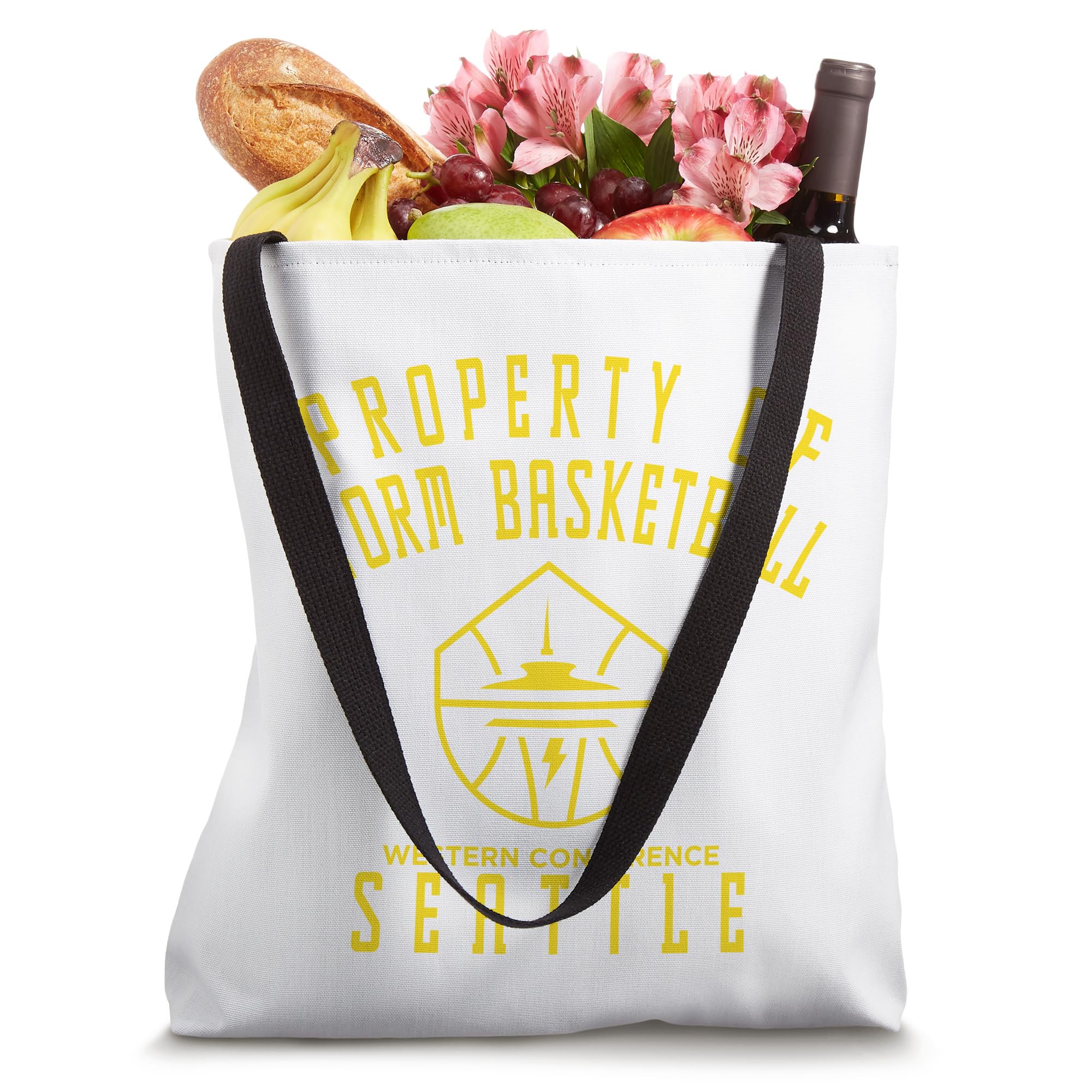 WNBA Property Of Seattle Storm Licensed Tote Bag - Image 4