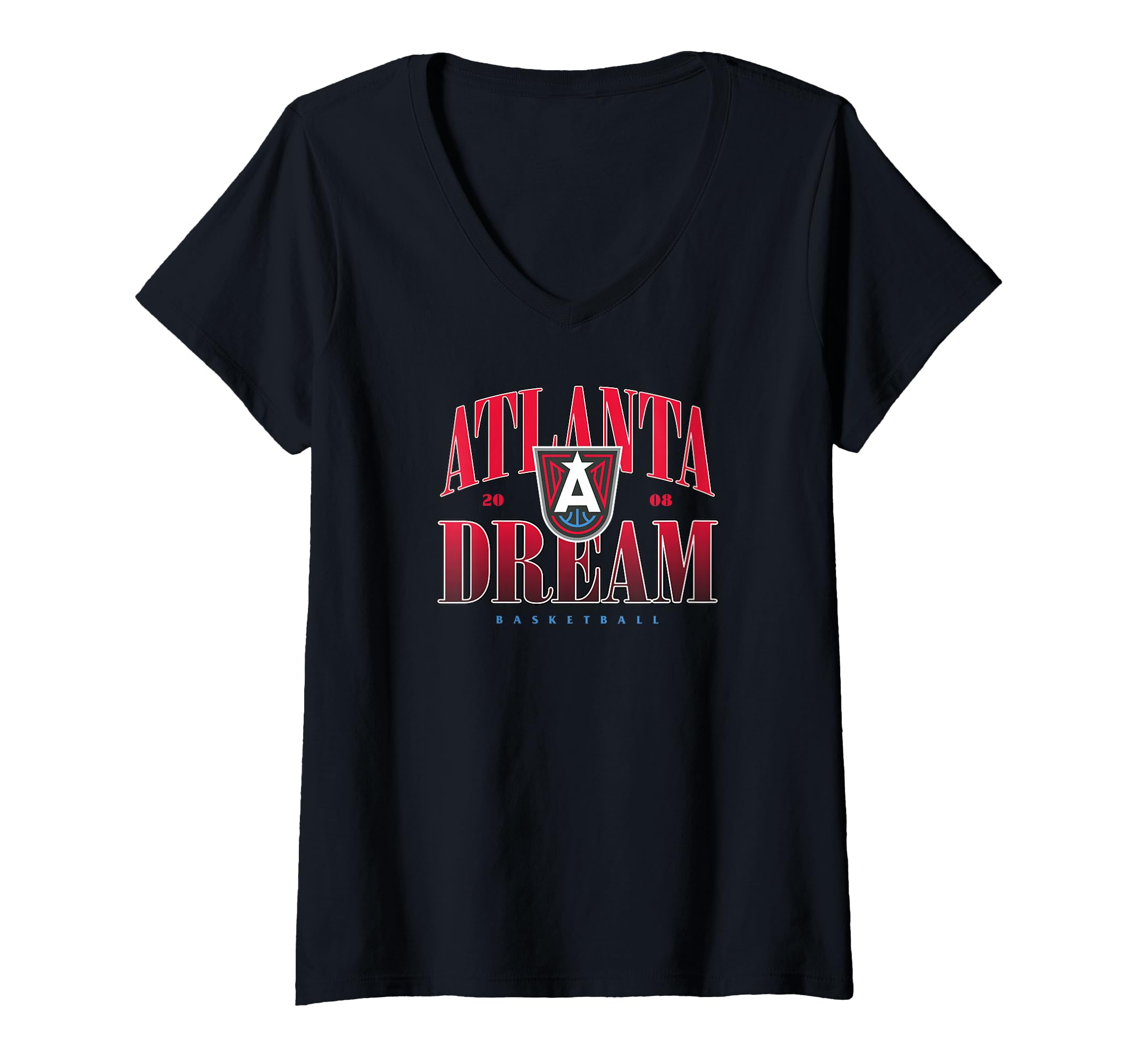 Womens WNBA Atlanta Dream V-Neck T-Shirt