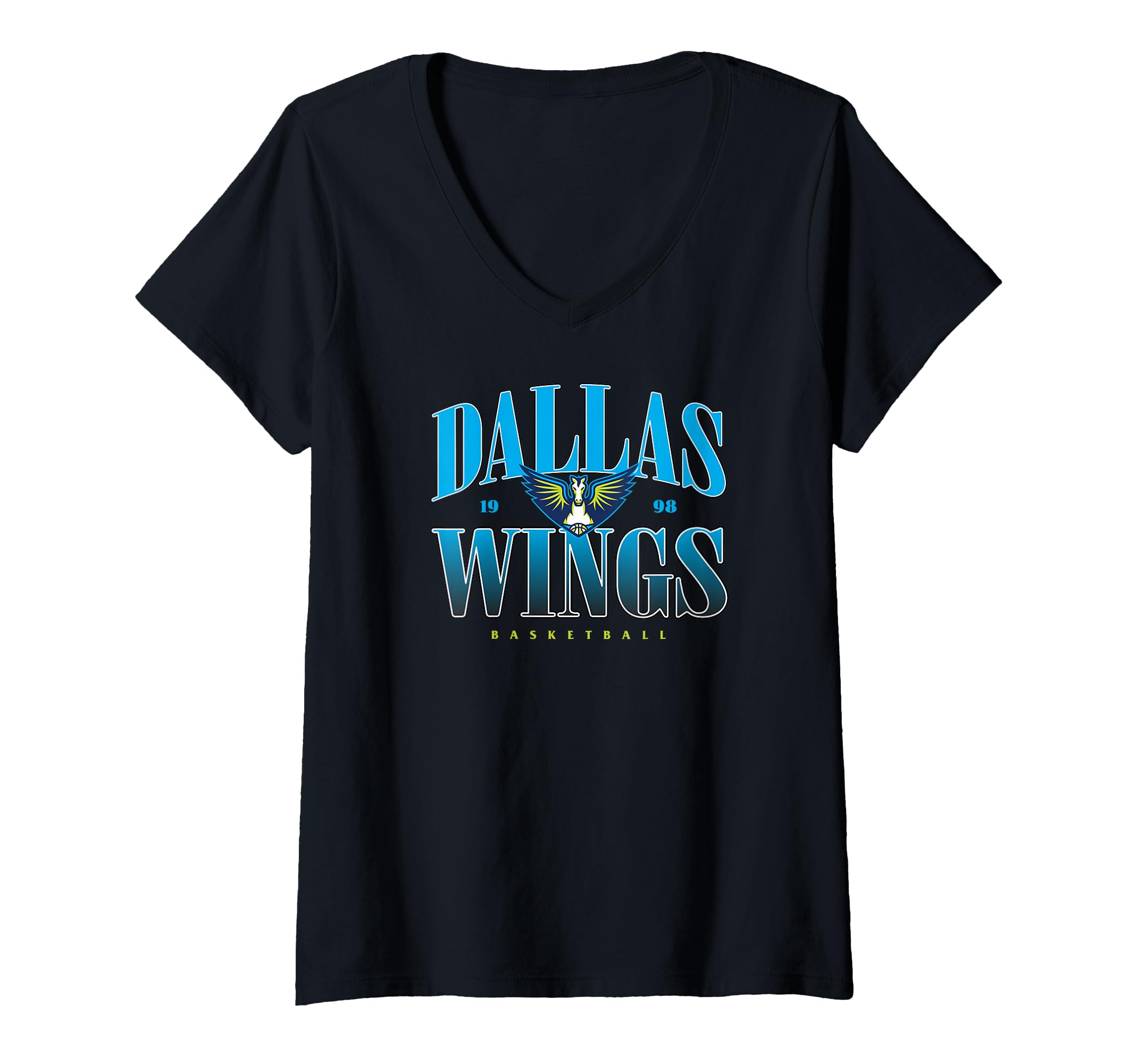 Womens WNBA Dallas Wings Courtside V-Neck T-Shirt