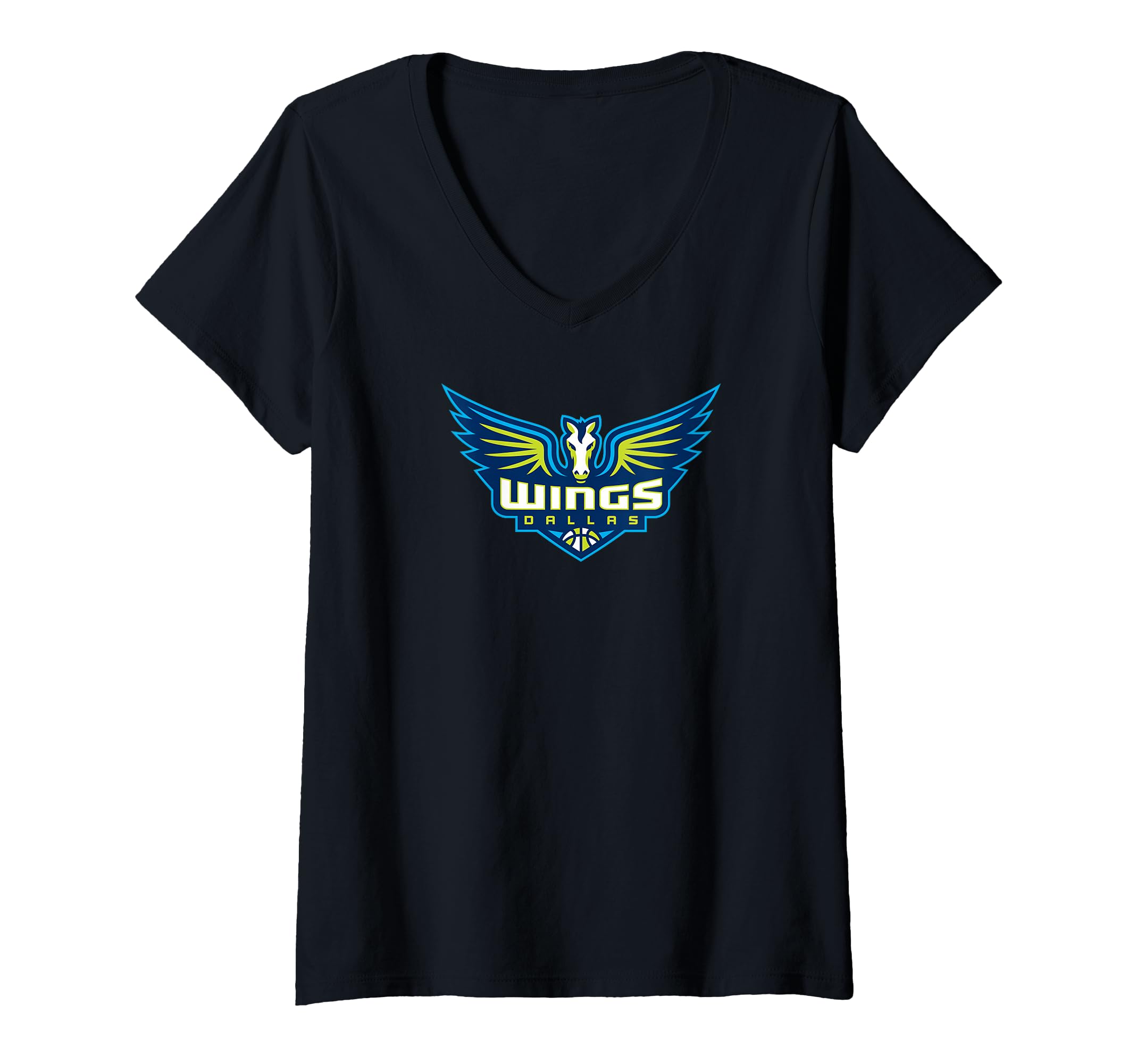 Womens WNBA Dallas Wings Fan Base V-Neck T-Shirt