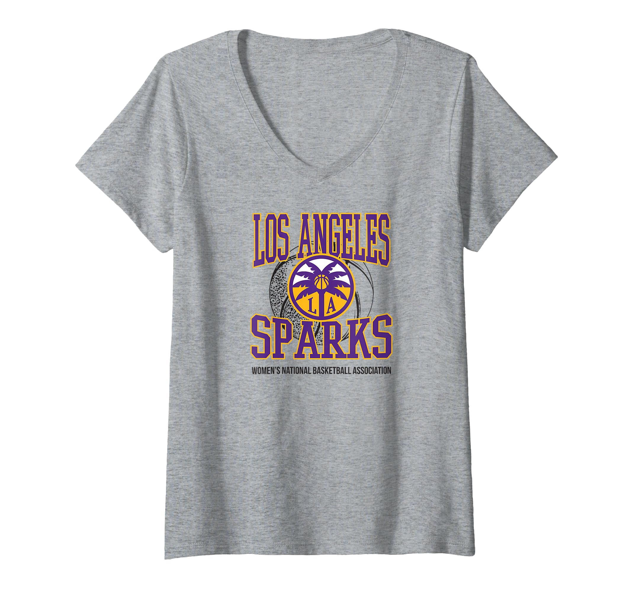 Womens WNBA Los Angeles Sparks Home Court V-Neck T-Shirt