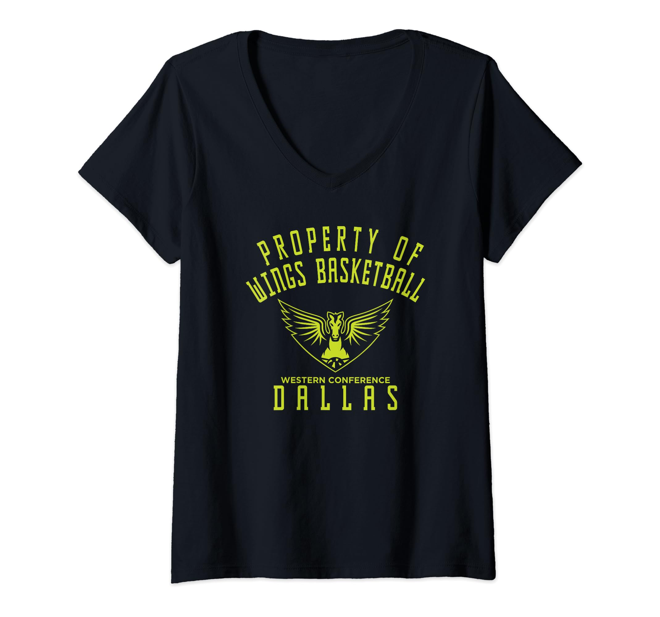 Womens WNBA Property Of Dallas Wings Licensed V-Neck T-Shirt